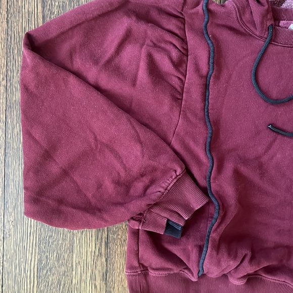 FP Movement burgundy hoodie - Picture 2 of 4